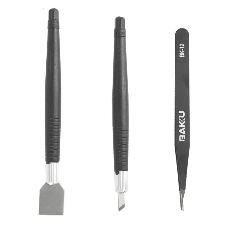 Baku Solder Slurry Removal Scraper Pincet Set (BK-7280)