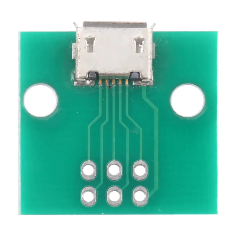 10 stks Micro USB naar 5pin V8 Oplaadpoort PCB-testkaart