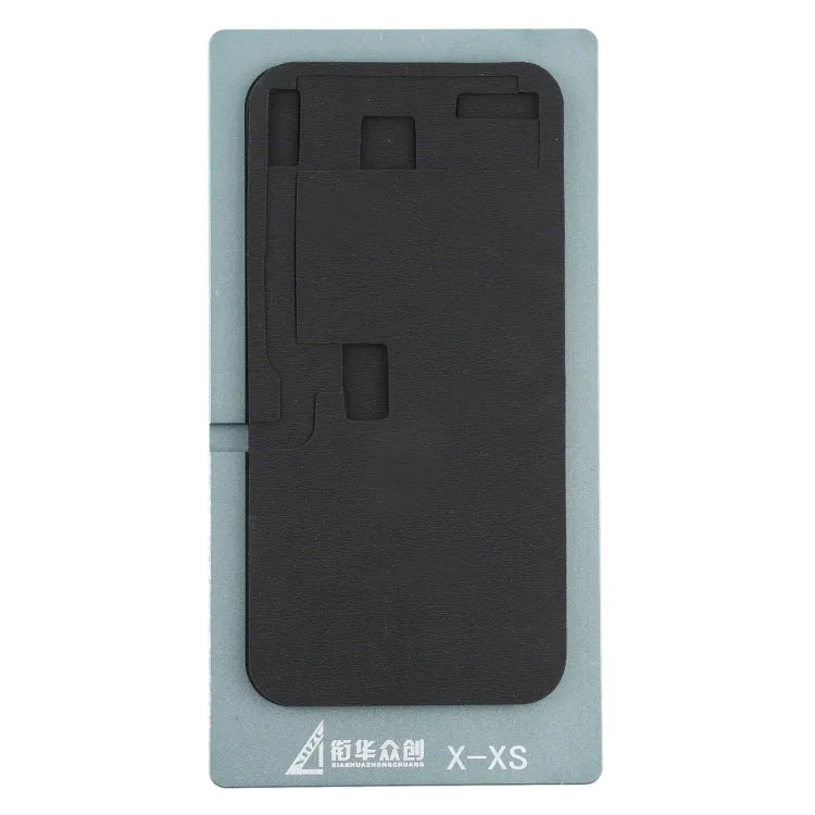 XHZC LCD-scherm Geen kantelen Flex-kabel Fit Mat Lijmverwijderingsmal voor iPhone X / XS