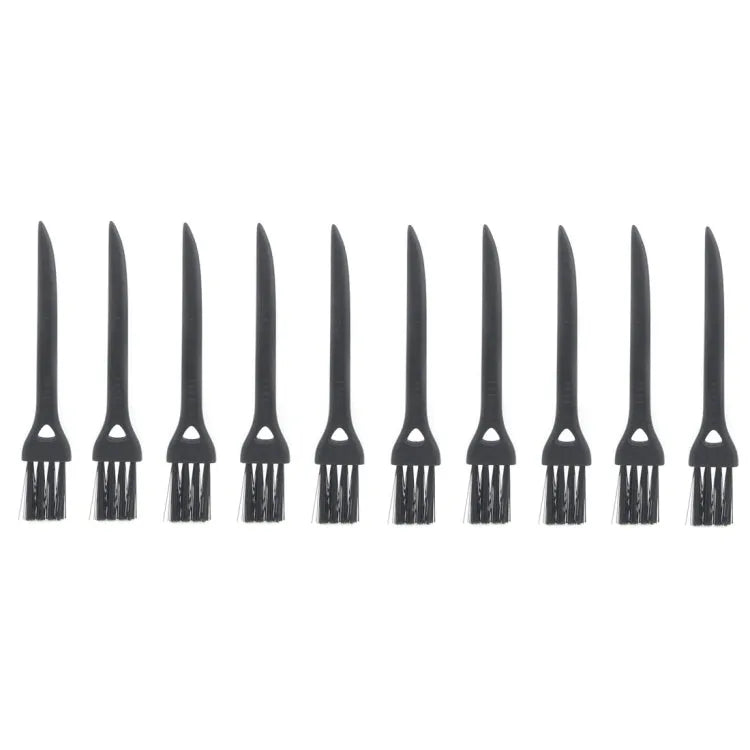 10 STUKS JIAFA P8842 Flat Head Shrill Tail Reinigingsborstel, Lengte: 8,5 cm (Zwart)