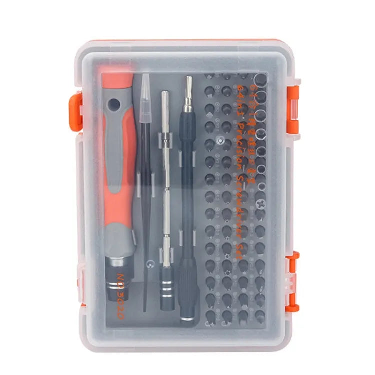 64 In 1 Schroevendraaier Kit Mobiele Telefoon Tablet Demontage Gereedschap