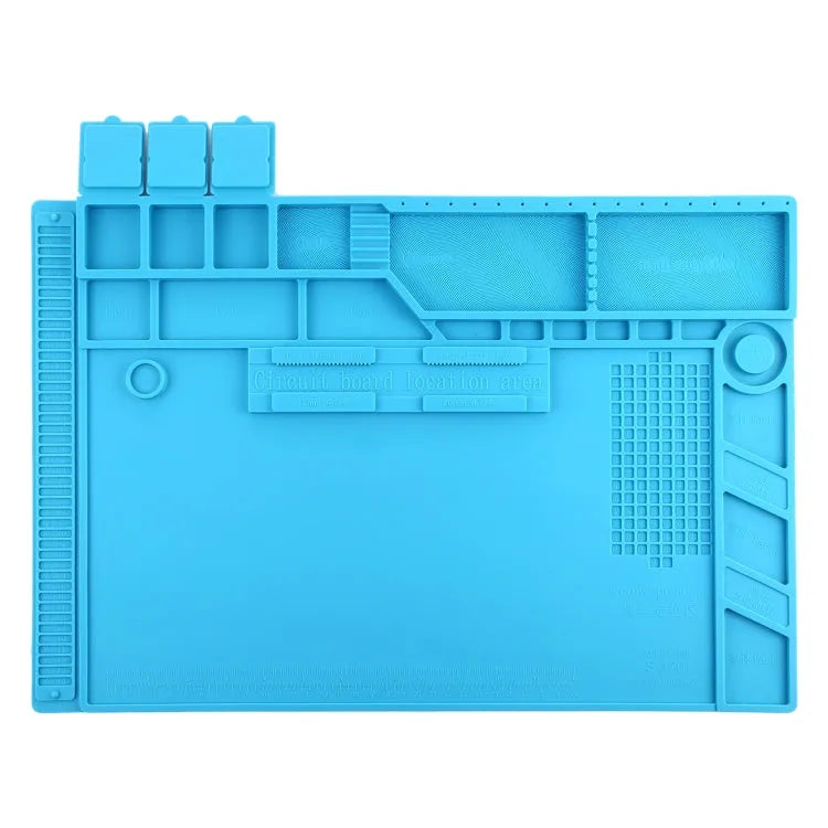 S-170 Isolatie Hittebestendige Reparatie Pad ESD Mat met Magnetische, Afmetingen: 48 x 32 cm