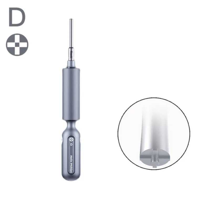 QIANLI Super Tactiele Grip-Type Precisie Silent Dual-Bearing Schroevendraaier, Serie: Type D Pinhead Philips