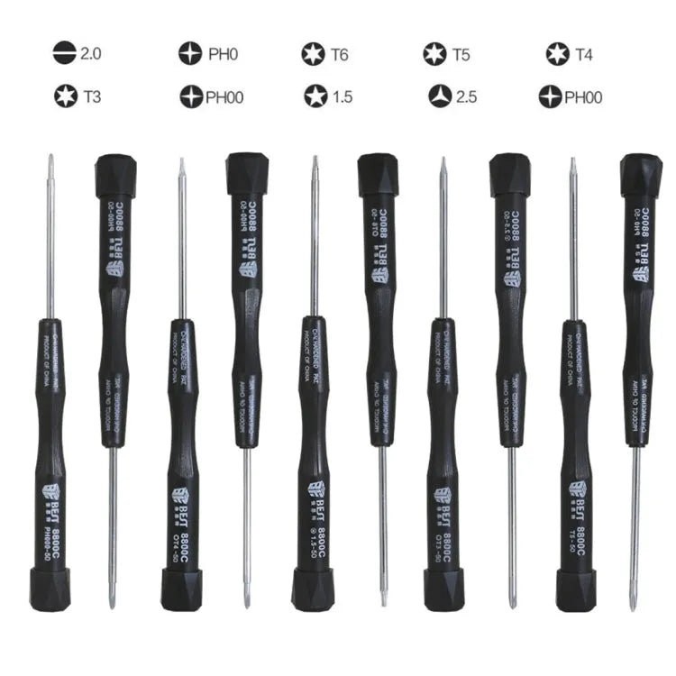 10 in 1 BEST BST-8800C reparatiegereedschap precisie schroevendraaierset