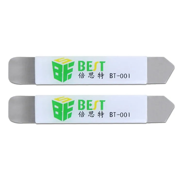 2 STUKS BESTE BST-001 roestvrijstalen mes Zachte dunne pry spudger