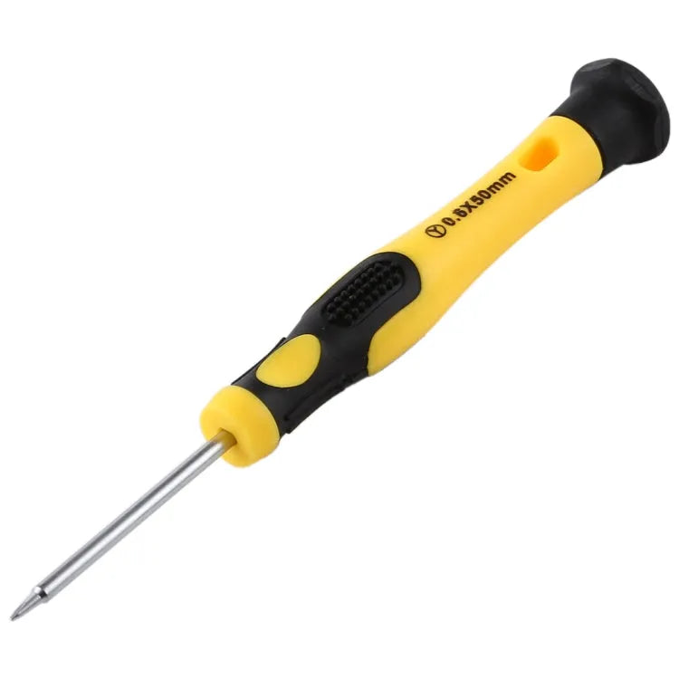 JIAFA JF-611-Y Tri-point 0.6 reparatieschroevendraaier voor iPhone 7 & 7 Plus & Apple Watch (geel)