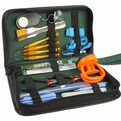 22-in-1 schroevendraaier reparatie laptop / mobiele telefoon / pc gereedschapsset demonteren, levering in willekeurige kleur