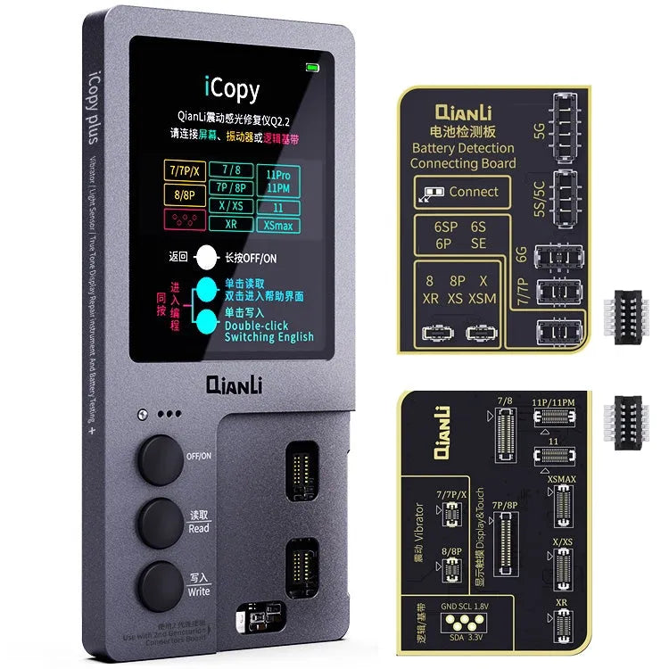 Qianli iCopy Plus 2 in 1 LCD-scherm Originele kleurreparatieprogrammeur voor iPhone