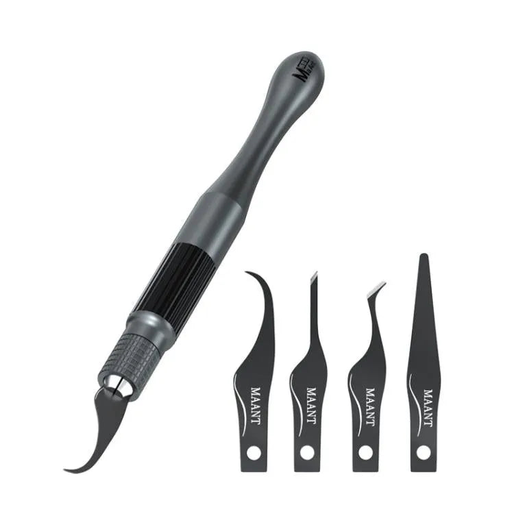 MaAnt MY-102 4 In 1 Blade Pry IC / CPU Harde Schijf Blade Mobiele Telefoon Moederbord Reparatie Schraapgom Ontgomgereedschap