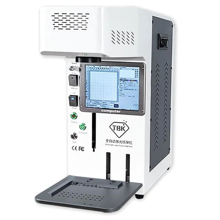 TBK958B Automatische mini lasermarkeerzeefreparatiemachine