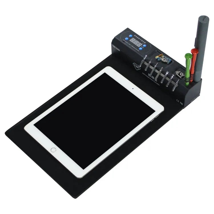 TBK-568R 220 V Vacuüm LCD Temperatuurregelaar Touchscreen Glasafscheider Machine met multifunctionele Opbergdoos