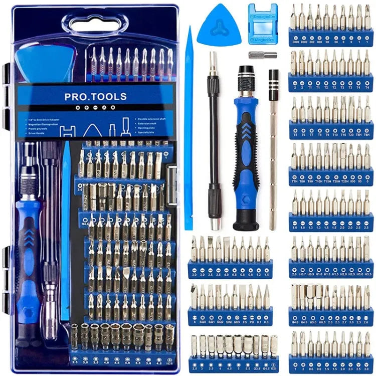 124 in 1 multifunctionele handmatige schroevendraaierset Huishoudelijke mobiele telefoon Computerreparatietools