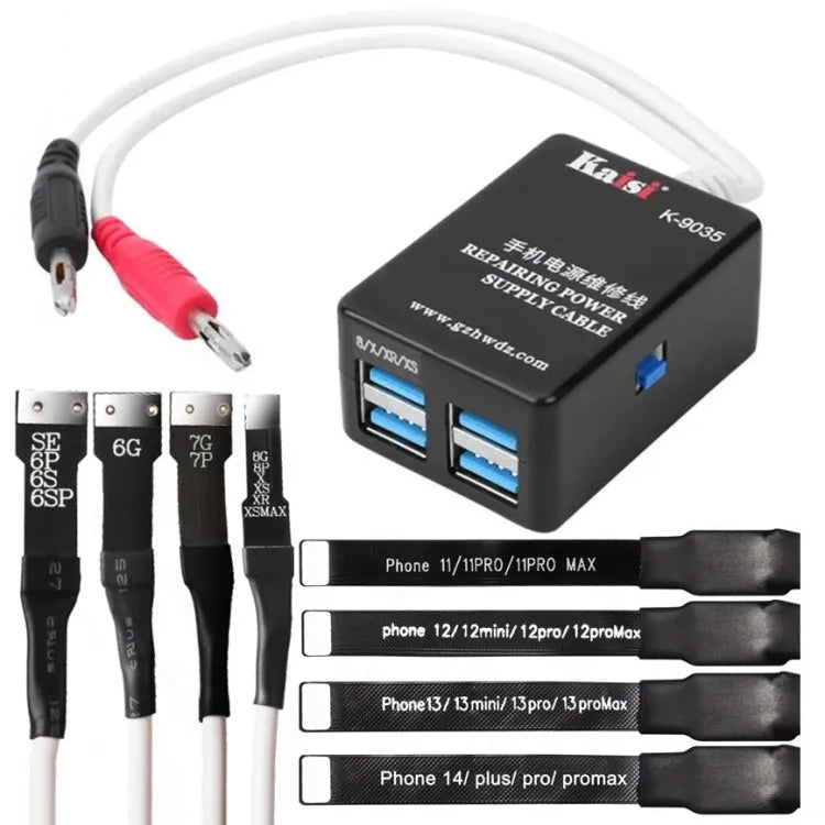 Kaisi K-9035 Power Supply Activation Boot Cable voor iPhone 6 tot 14 Pro Max