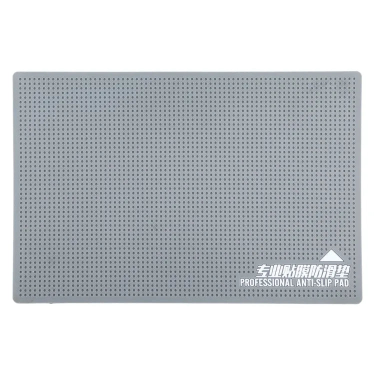 Professionele siliconen antislip pad-opbergmat voor vervangende telefoonfilm, afmetingen: 19,9 x 10,9 x 0,2 cm