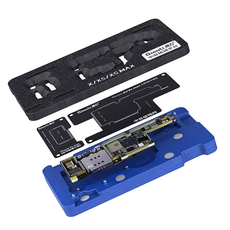 Qianli BGA Reballing Stencil Platform voor iPhone X / XS / XS Max