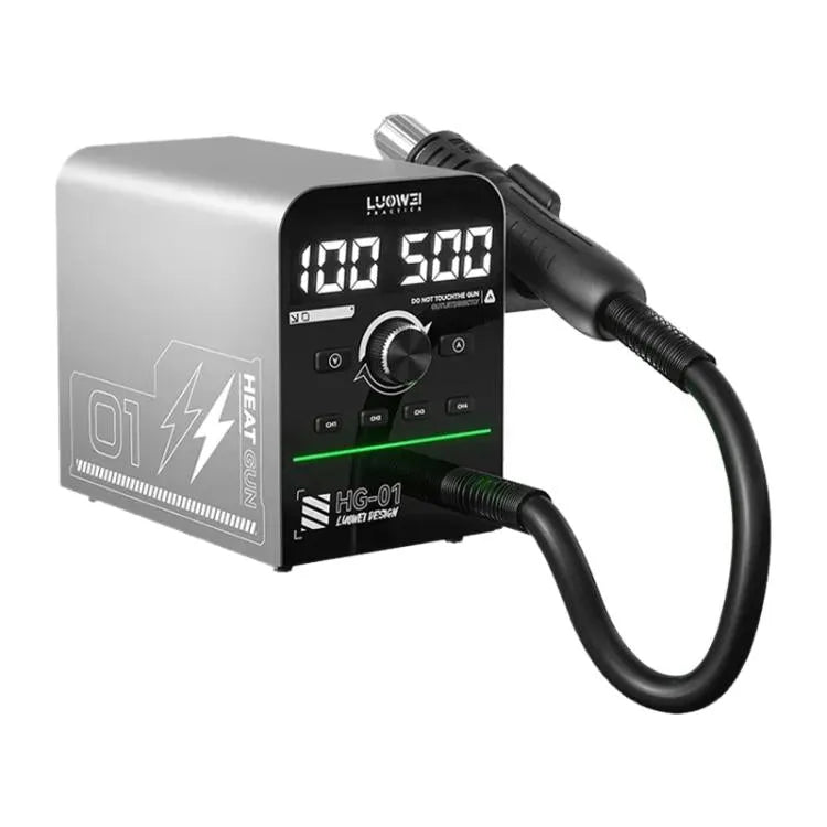 Luowei HG-01 800W Intelligent Digitaal Heteluchtpistool BGA Desoldeer Rework Station, Stekker: US-stekker