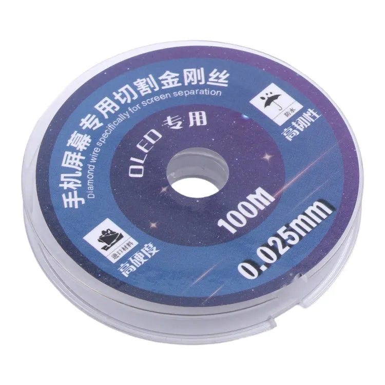 0,025 mm x 100 m OLED LCD-schermscheiding diamantdraad