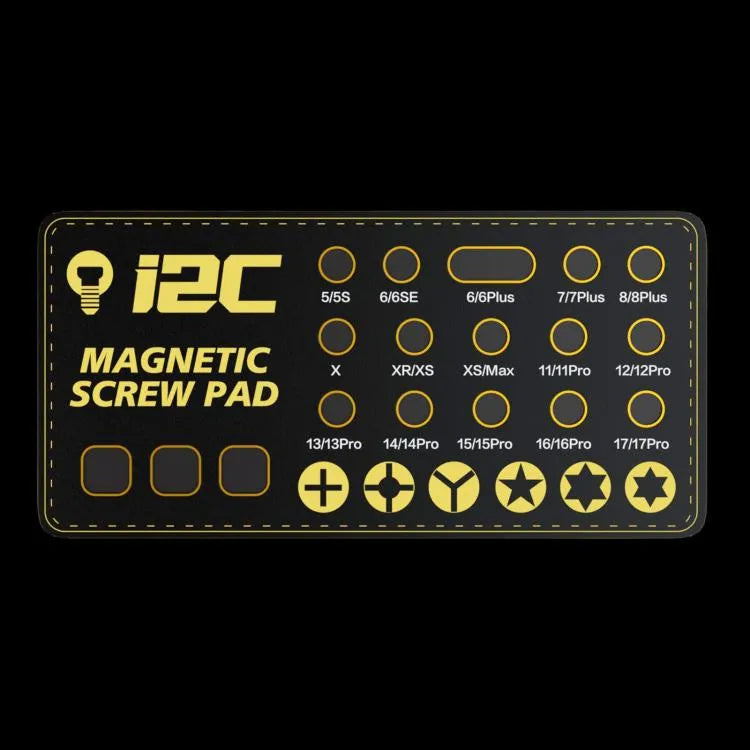 i2C SCO magnetische schroefplaat met volledige adsorptie (zwart)