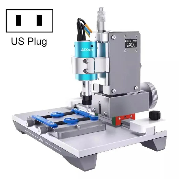 AiXun 2e generatie intelligente BGA-chippolijstmachine voor telefoonmoederborden, automatische reparatie van scherm-IC-ontgommachine voor Amerikaanse stekkers