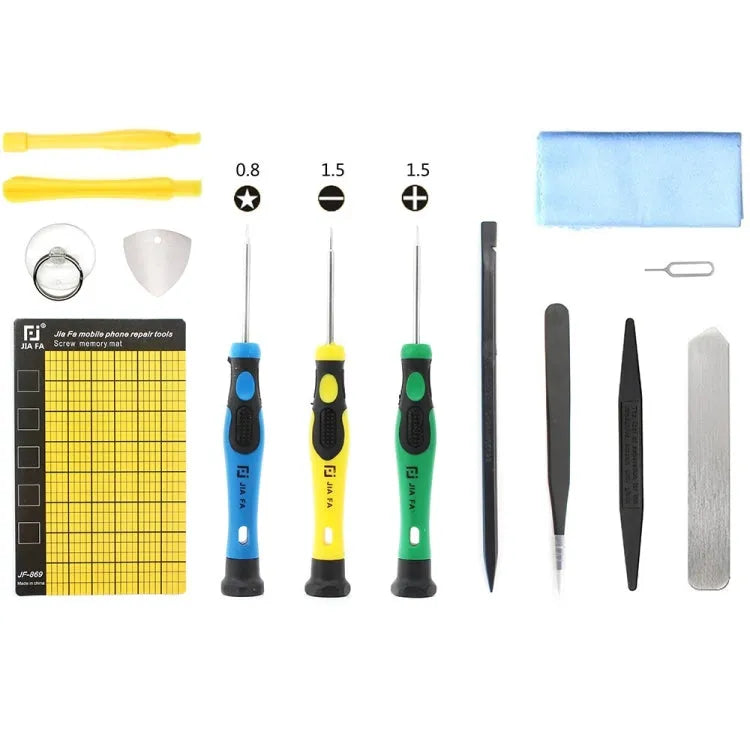 JIAFA JF-8105 14-in-1 reparatiegereedschapset voor iPhone en Samsung