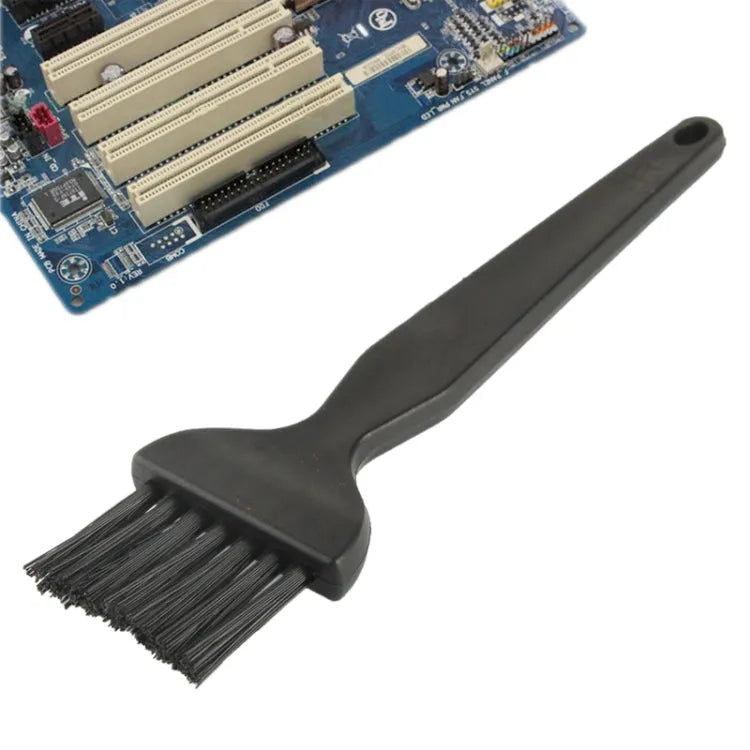 Electronic Component 7 Beam Flat Handle Antistatische Reinigingsborstel, Lengte: 14 cm (Zwart)