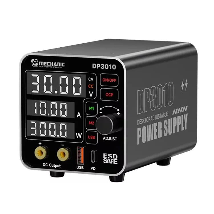 Monteur DP3010 30V / 10A hoog vermogen breedspanning mini multifunctionele voeding, stekker: EU-stekker