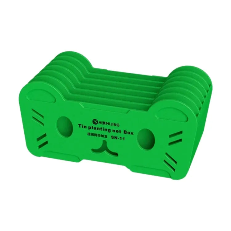 Mijing SN-11 Reballing stencil opbergdoos (groen)