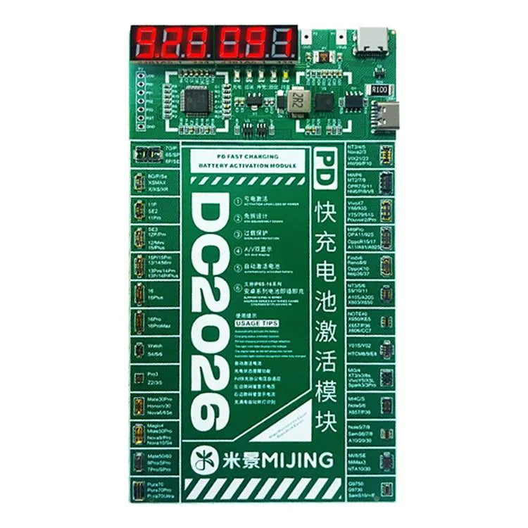 Mijing DC2026 PD snellaadbatterij-activeringsmodule voor iPhone 6S-16 Pro Max en de meeste Android-telefoons
