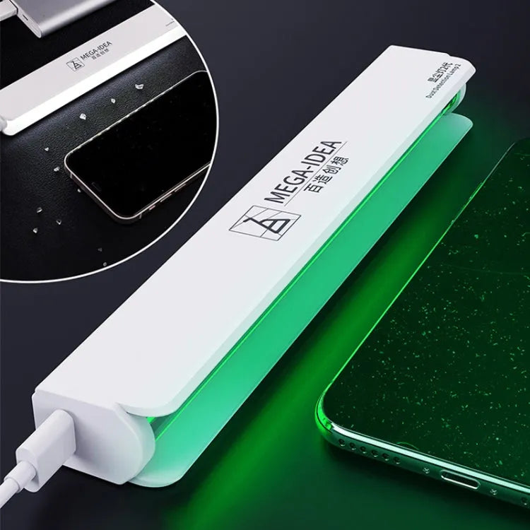 Show Dust Lamp 2 LCD-scherm Reparatie Dust Lamp Vingerafdruk Scratch Screen Changer Dust Display Lamp Voor Telefoon Mobiele Groene LED