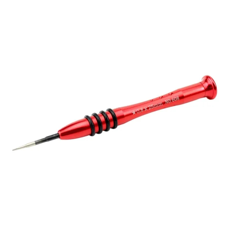 JIAFA JF-668 0.8 Pentalobe 0.8 schroevendraaier voor iPhone-oplaadpoortschroeven (rood)