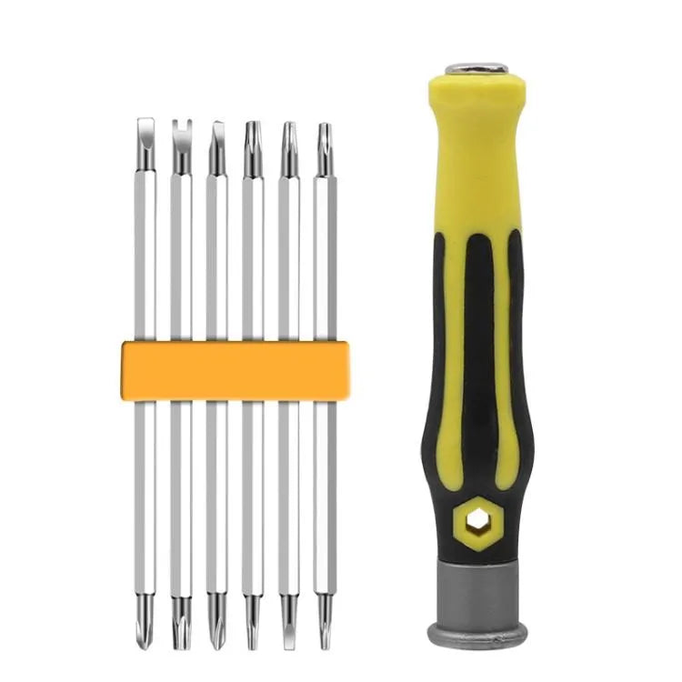 10 stuks huishoudelijke multifunctionele demontage- en reparatieschroevendraaiers met speciale vorm (6 stuks / set verpakt)