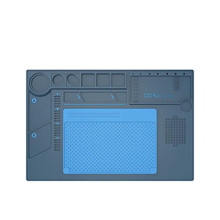 Baku BA-695 2 In 1 TPR+Siliconen computertelefoon Reparatie Bureau Mat Hittebestendige isolatiemat