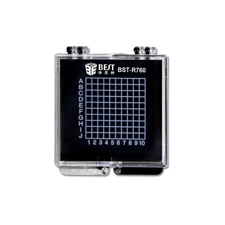 BEST BST-R760 Mini Antistatische Transparante Zelfklevende Plastic Doos voor Chips