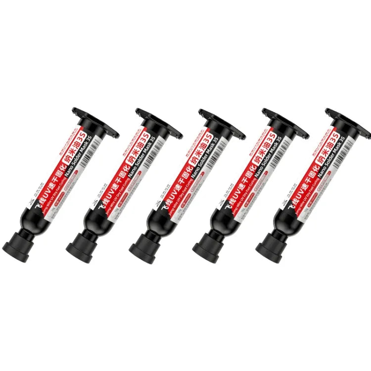 5 stks Qianli MEGA-IDEA Nano Soldeer Masker 3S Sprong Draad UV Droog Snel Uithardende Lijm