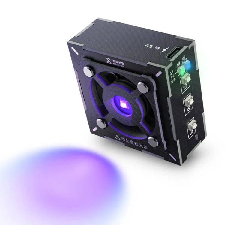 Mega-Idea 2-in-1 UV-uithardingskoelventilator met drie snelheden