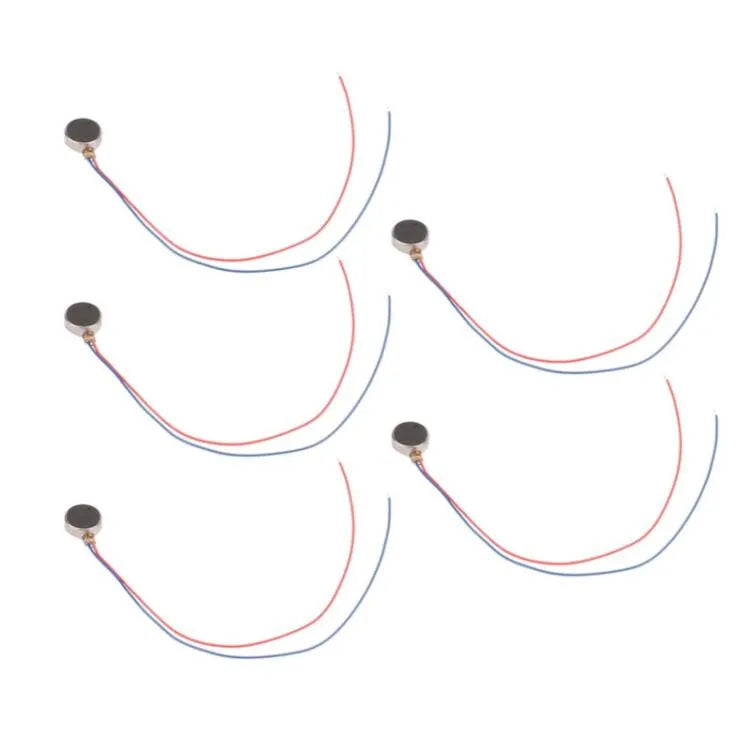 5 stuks DC platte knoopmotor speelgoed schoonheidsinstrument vibratiemotor (XHXDZ-1027)