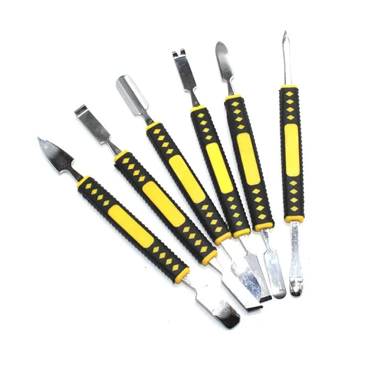 6 in 1 Metalen Koevoet Demontage Stang Mobiele Telefoon Digitale Huishoudapparatuur Productopeningstool