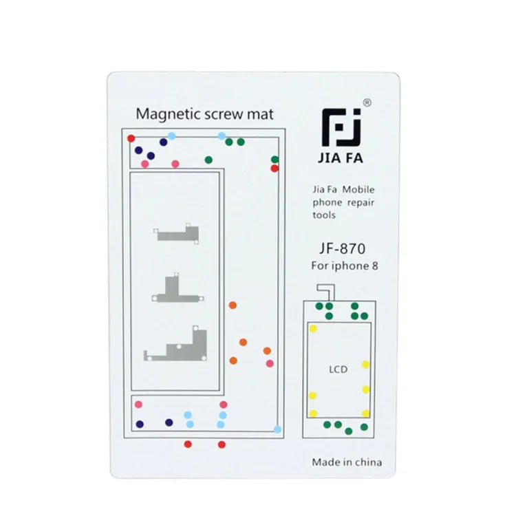 JIAFA magnetische schroeven mat voor iPhone 8