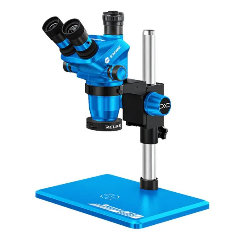 SUNSHINE 71 Ultra-B11 mobiele telefoon reparatie trinoculaire microscoop gestapelde / continue zoom HD microscoop (blauw)