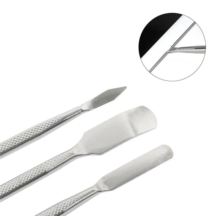 P8824 Professionele mobiele telefoon / tablet 18,8 cm 3 in 1 metalen demontage staven Koevoet reparatiegereedschap