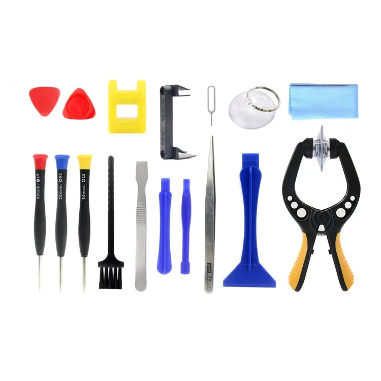 JF-8143 Metaal + kunststof 17 in 1 multifunctionele reparatiegereedschapsset voor demontage