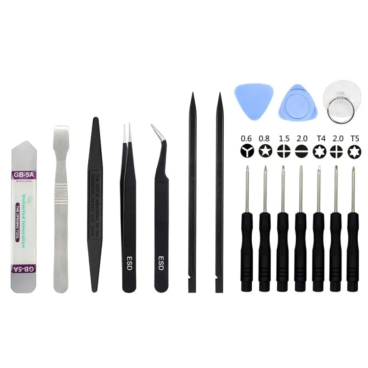 JIAFA JF-8104 17-in-1 reparatiegereedschapset voor smartphones