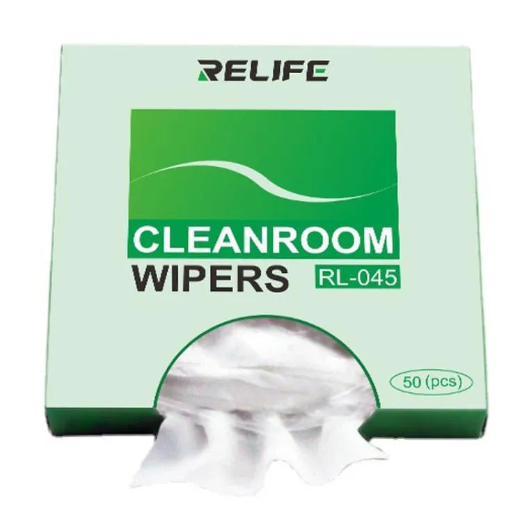 RELIFE RL-045 Antistatische pluisvrije microvezeldoek voor het reinigen van telefoonschermen (50 stuks)