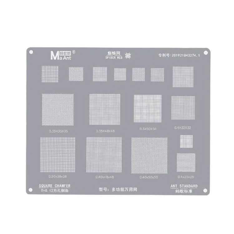 MaAnt Multifunctioneel Universeel Net Hoge Temperatuur 0.3/0.35/0.4/0.5 Steek Vierkant Gat Ronde Hoek Multifunctioneel Draadgaas