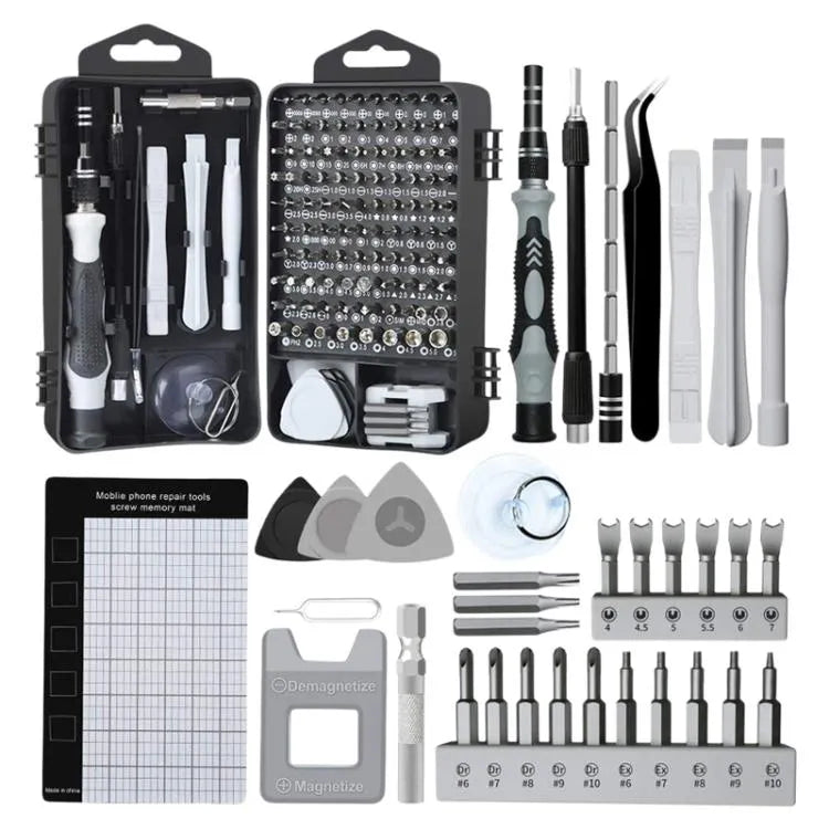122 in 1 Precisie Magnetische Schroevendraaier Kit (Wit)
