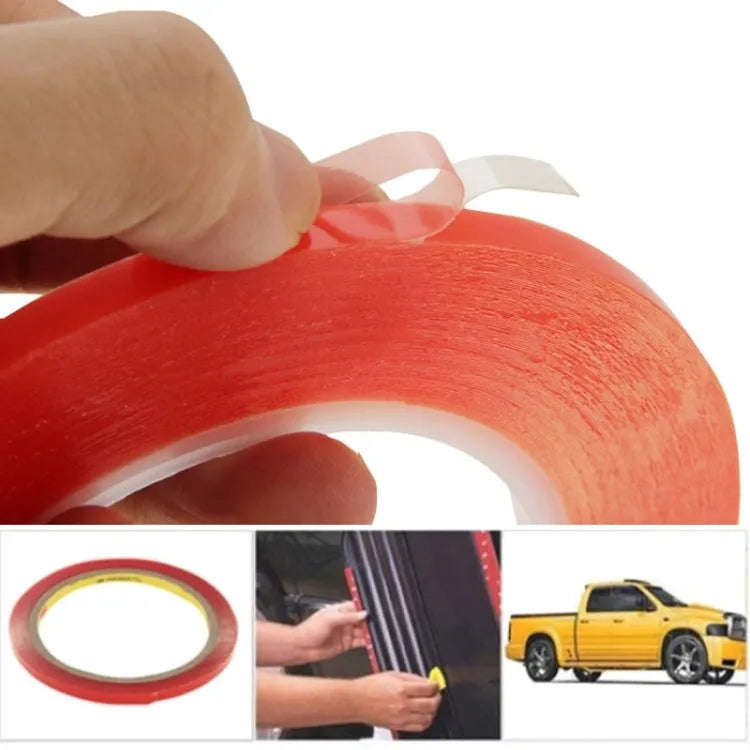 6mm Dubbelzijdig Plaksticker Tape voor iPhone / Samsung / HTC Mobiele Telefoon Touch Panel Reparatie, Lengte: 25m