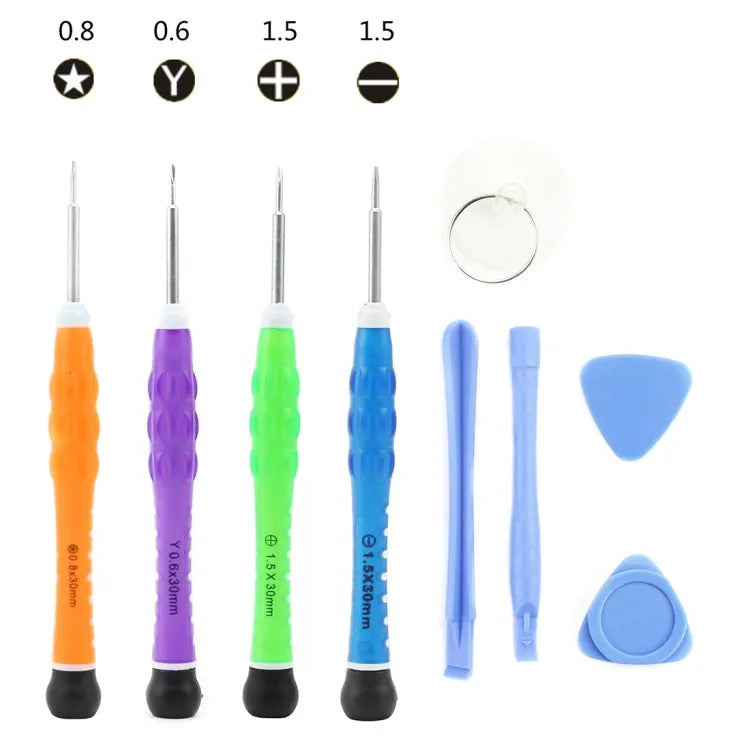 JIAFA JF-8110 9-in-1 reparatiegereedschapset voor iPhone 7 & 7 Plus / Samsung