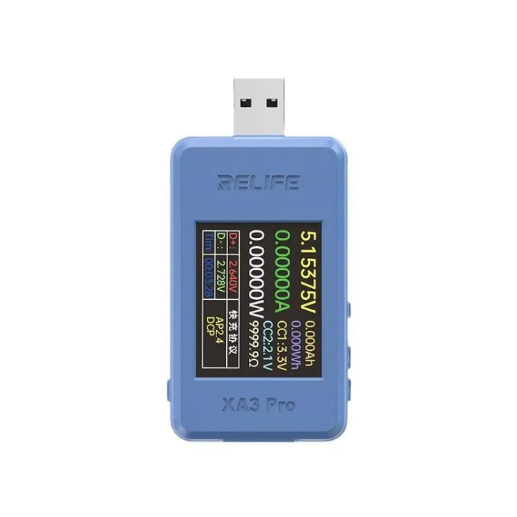 RELIFE XA3 Pro USB / Type-C Smart Detector Snel opladen Protocol Identificatie Detectie