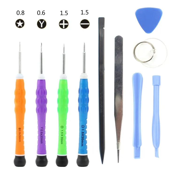 JIAFA JF-8109 10-in-1 reparatiegereedschapset voor iPhone 7 & 7 Plus / Samsung