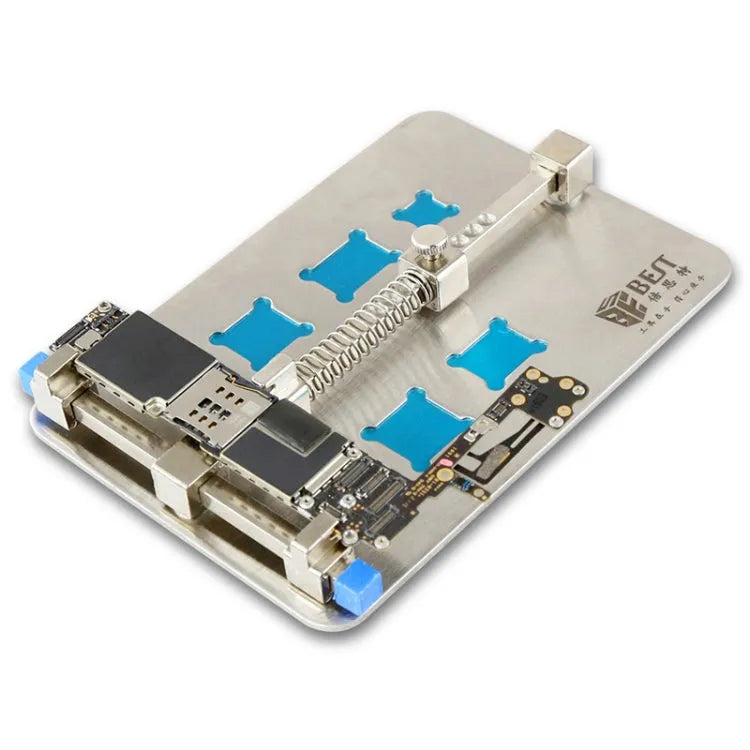 BEST- 001D Roestvrijstalen printplaat Solderen Desolderen PCB Reparatiehouder Armaturen Reparatiegereedschap voor mobiele telefoons